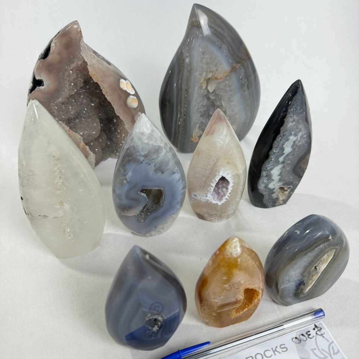 Agate Druzy Flames (8407) - 4.25 kg