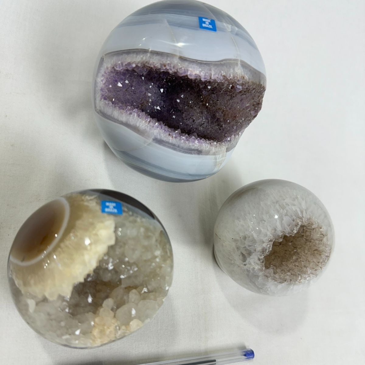 Agate Druzy Sphere (8394) - 3.44 kg