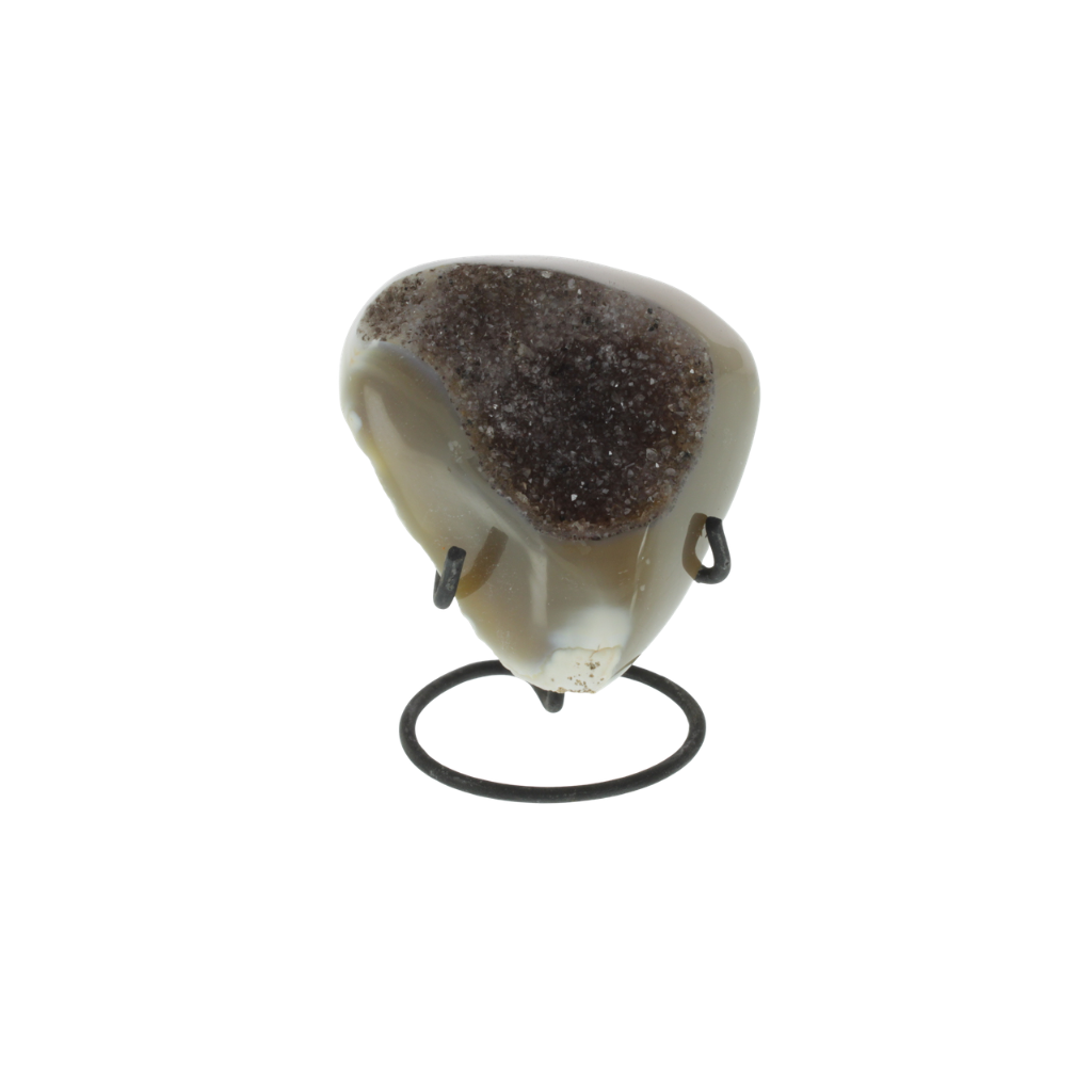 Agate Druzy Free Forms on Stand (0.94kg)