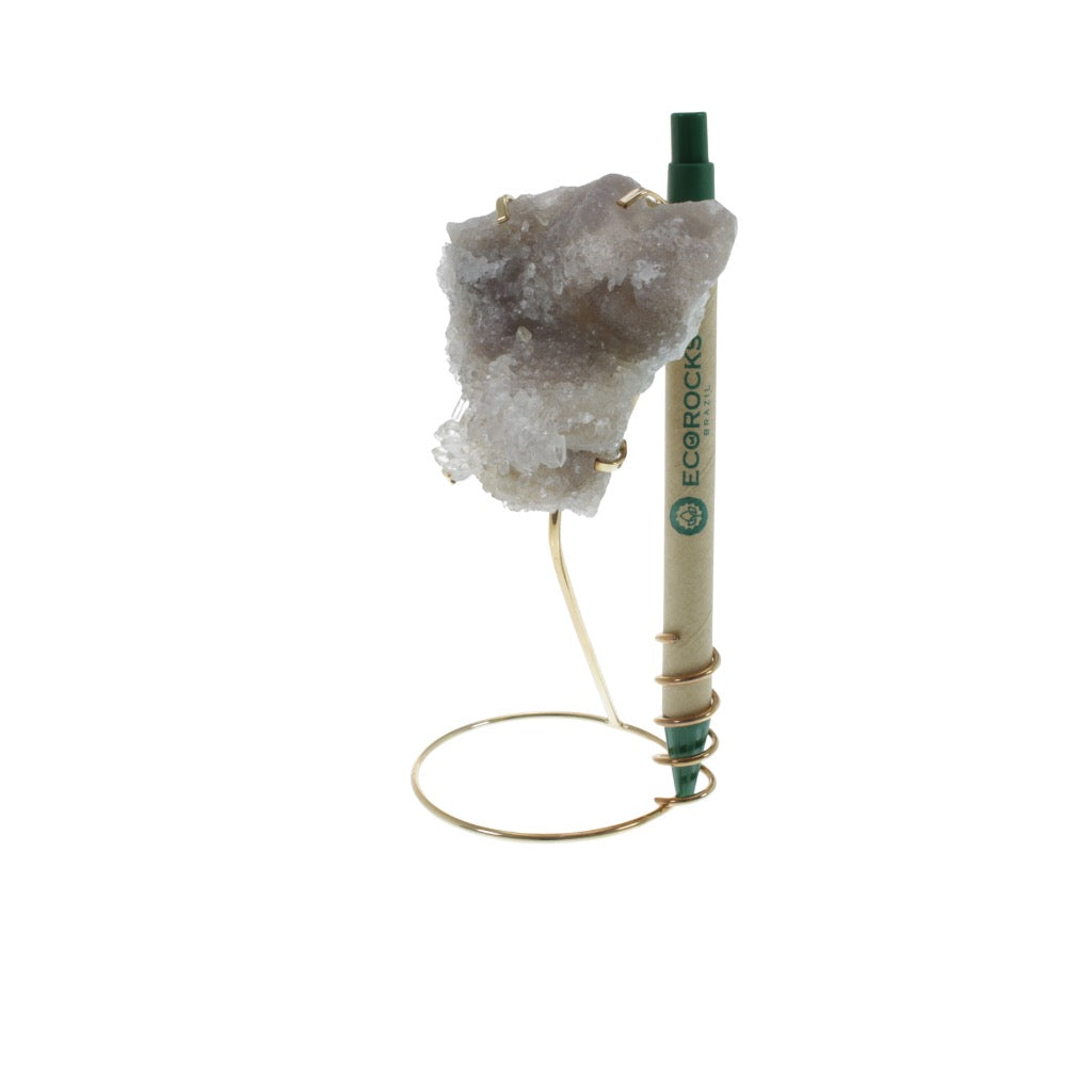 Amethyst Flower Pen Holder