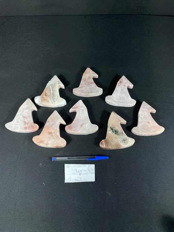 [PROMO LOT] Pink Amethyst Witches Hat (7003) - 1,64 kg