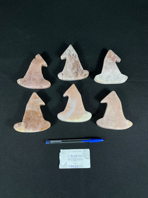 [PROMO LOT] Pink Amethyst Witches Hat (7016) - 1,22 kg