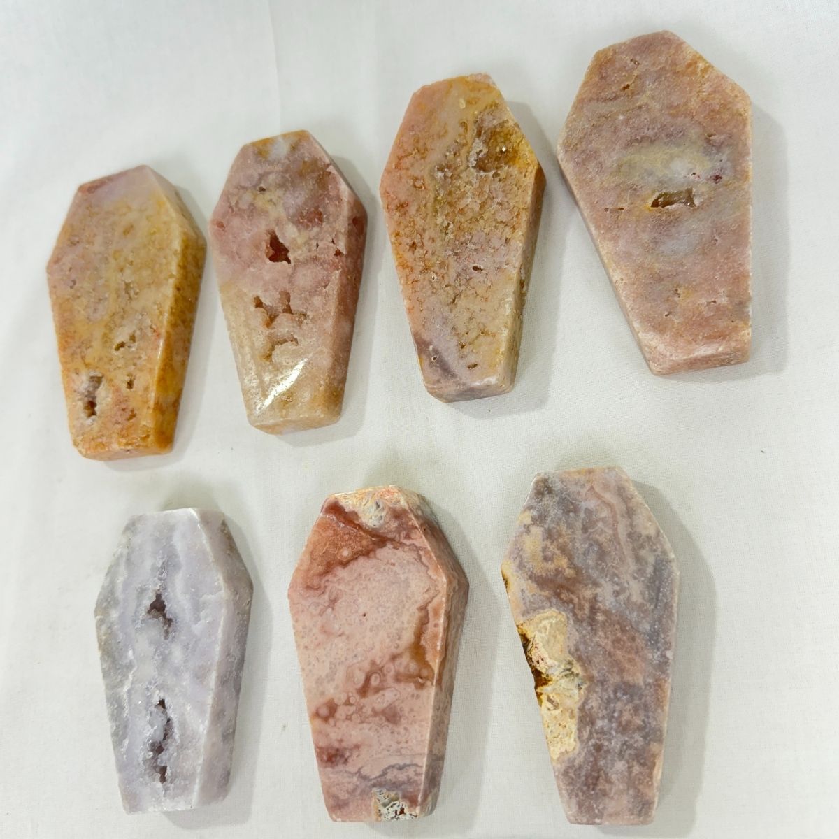 Pink Amethyst Coffins (8423) - 1.56kg