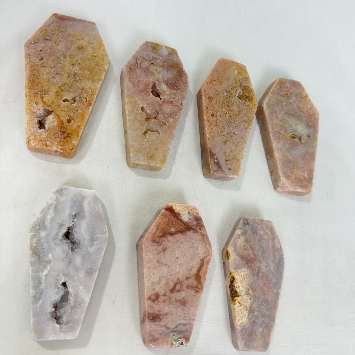 Pink Amethyst Coffins (8423) - 1.56kg