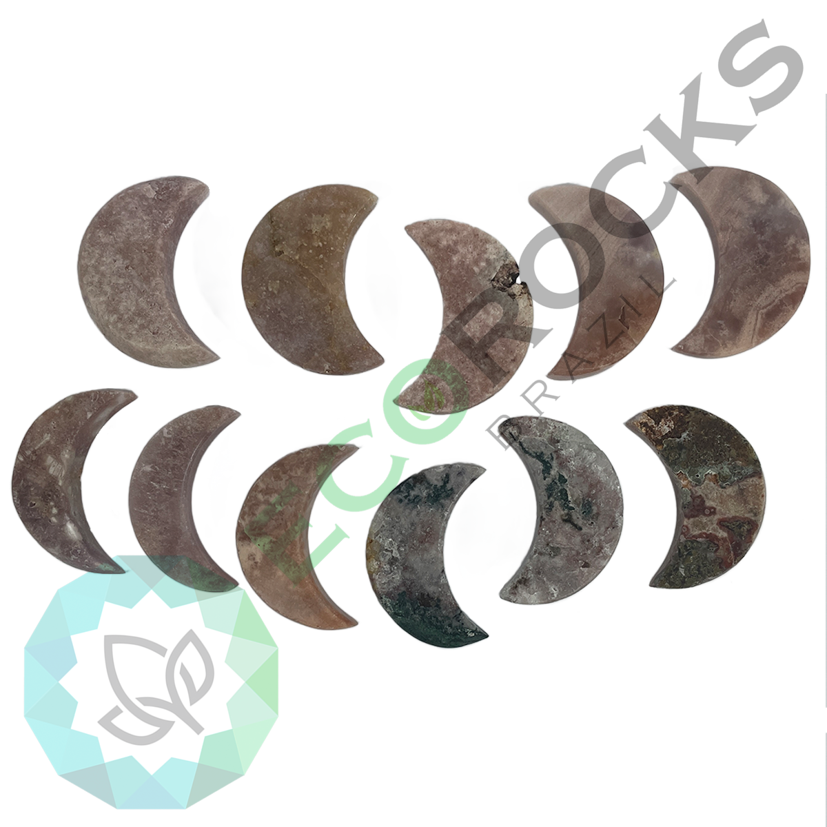 Pink Amehyst Moons (8048) - 1.6 kg