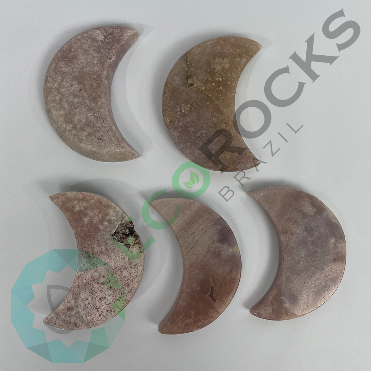 Pink Amehyst Moons (8048) - 1.6 kg