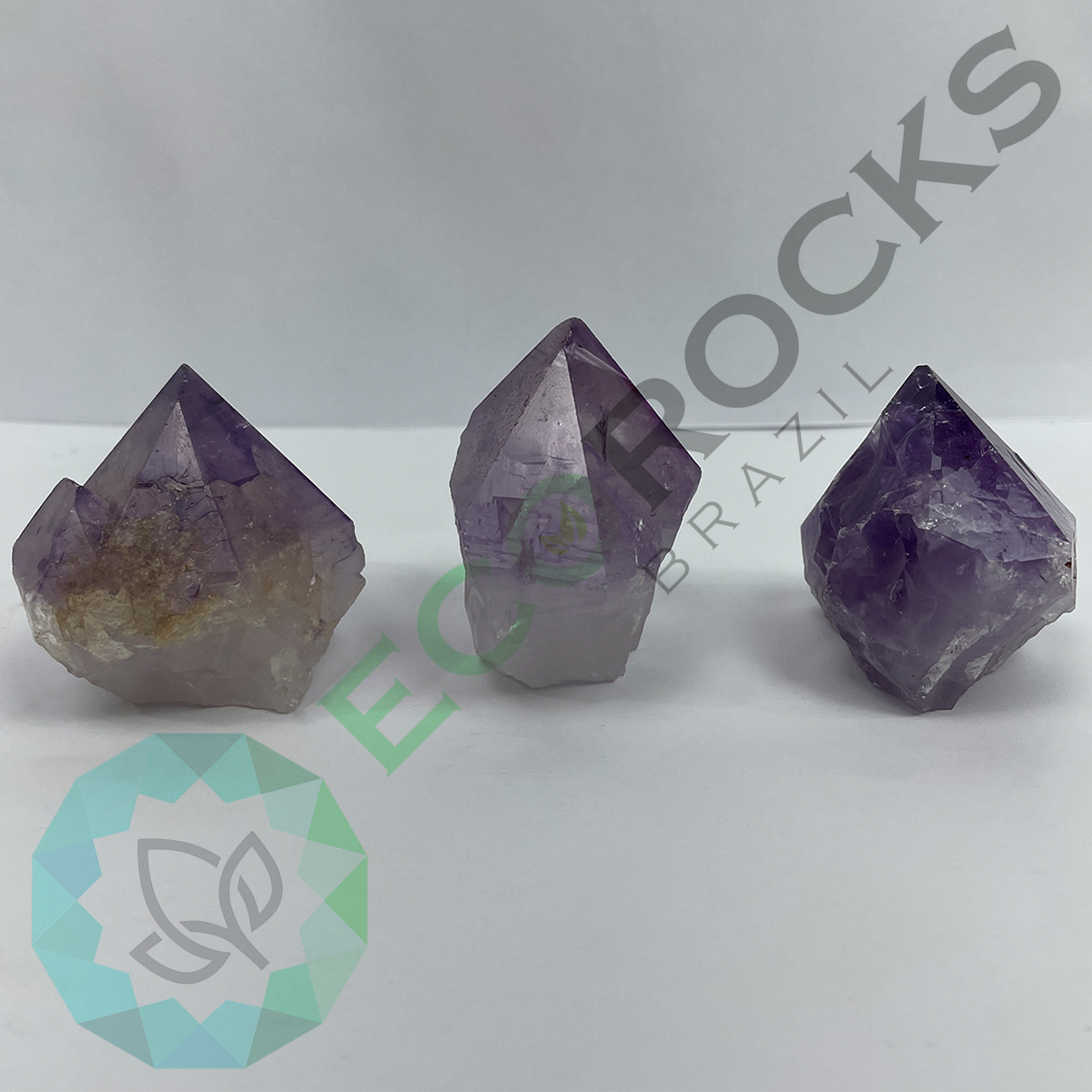 Amethyst Rough Natural Points (8513) - 1.73 kg