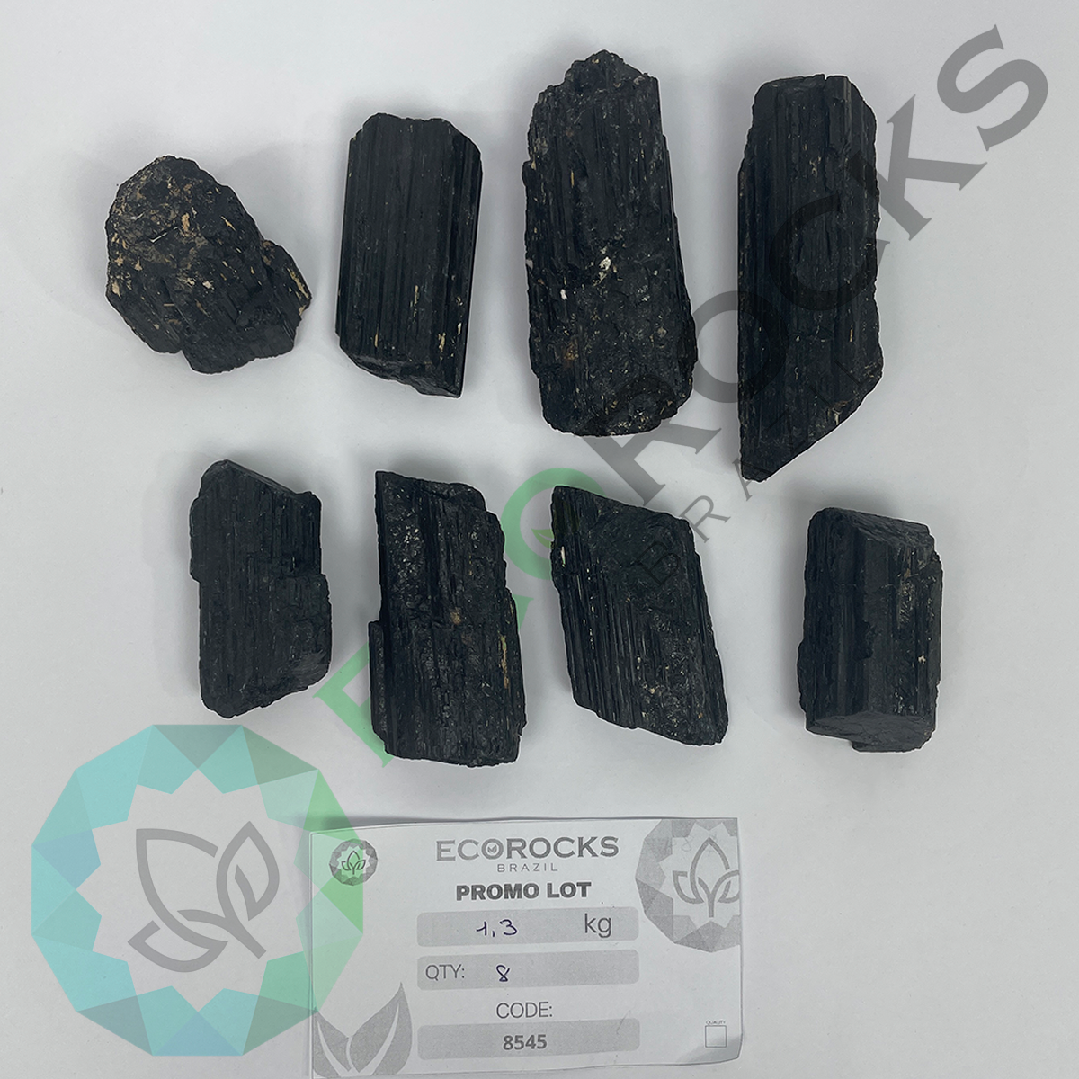 Rough Black Tourmaline (8545) - 1.3 kg