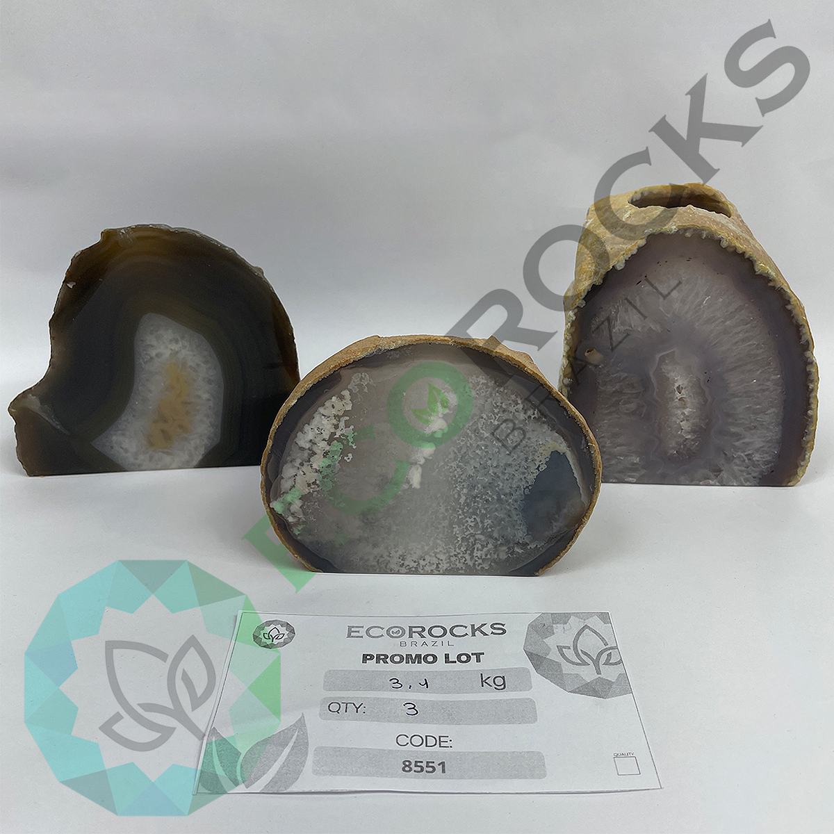 Agate Candle Holder (8551)