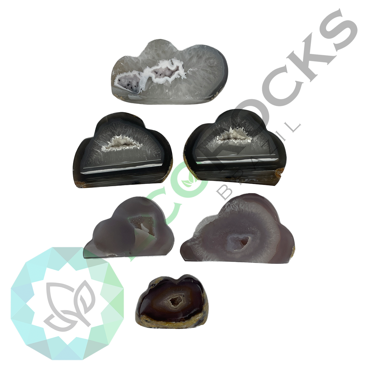 Agate Druzy Clouds (8555) - 1.6 kg