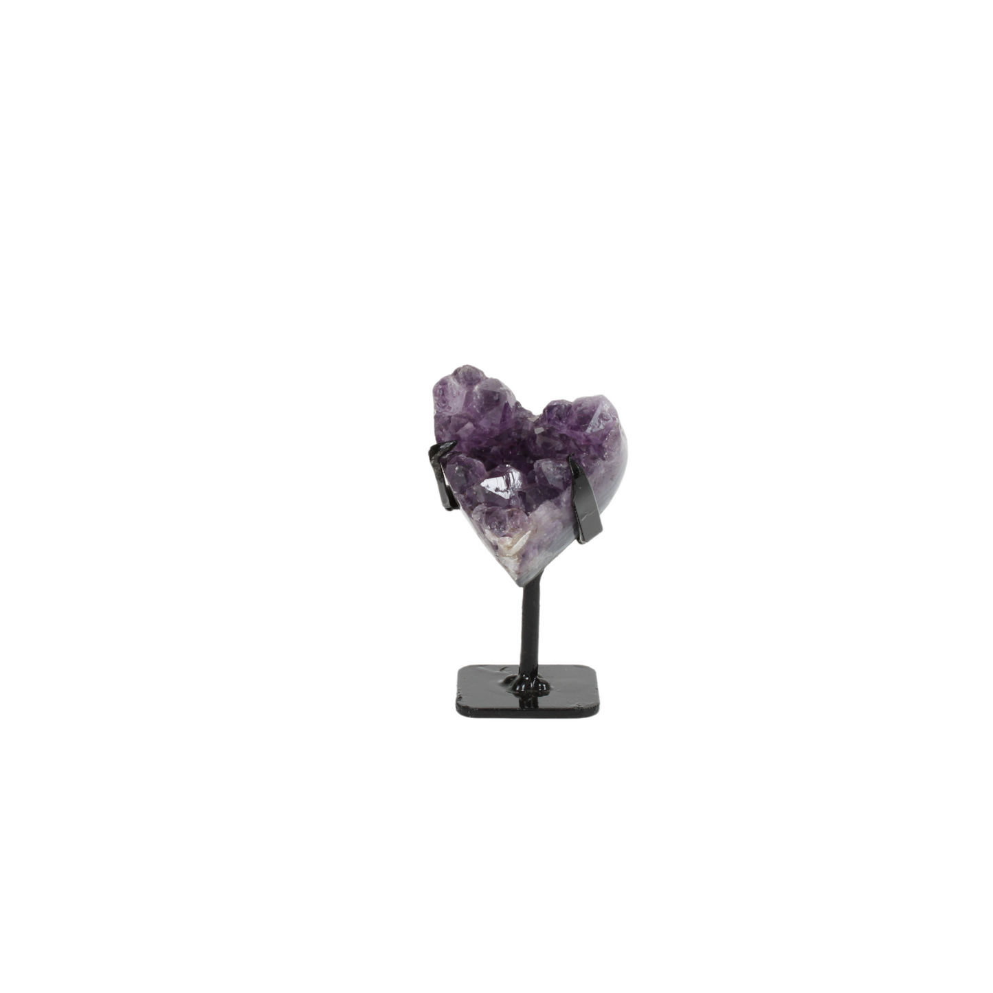 Amethyst Hearts on stand (8845)