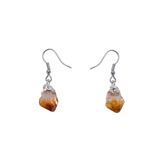Citrine Point Earring