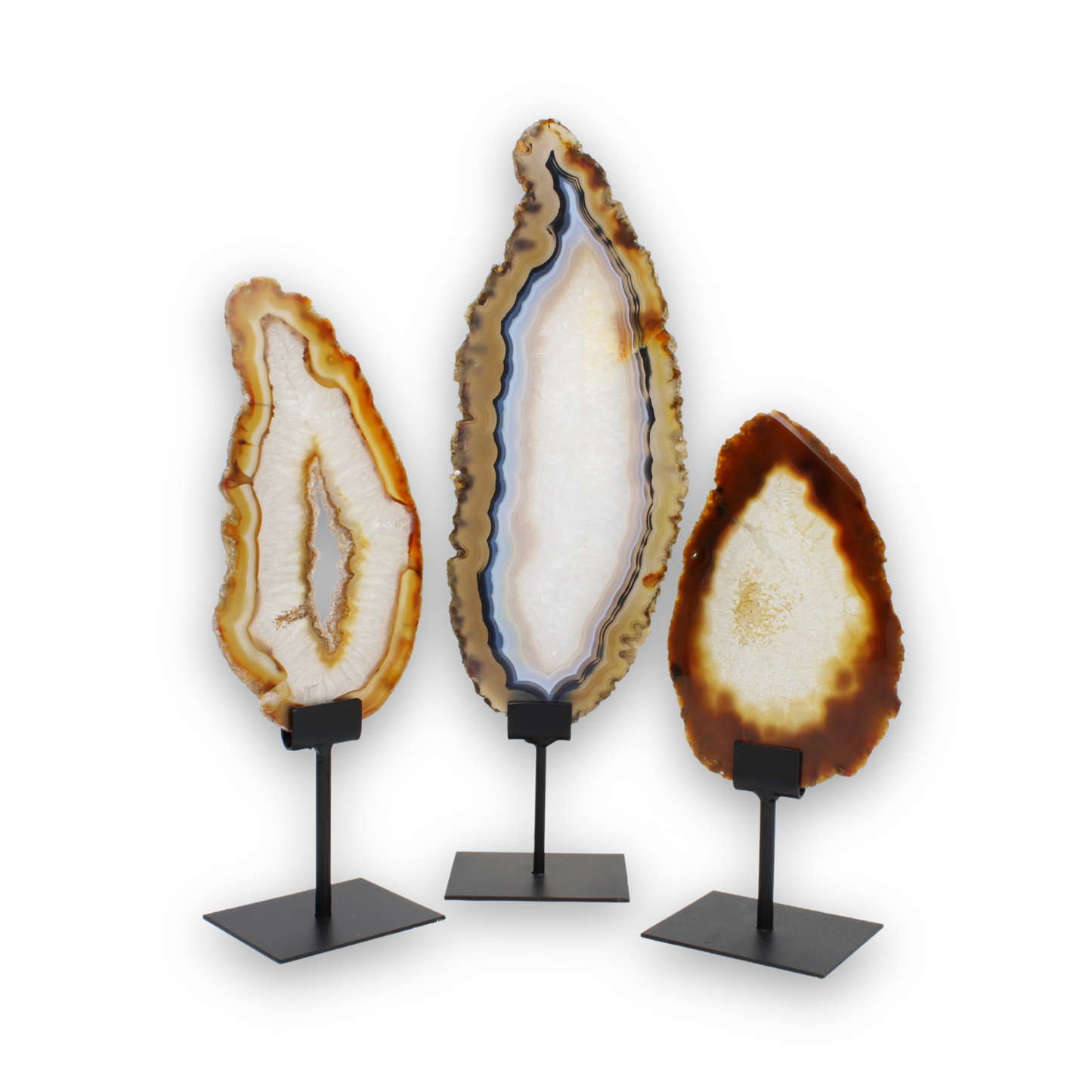 Agate Slice on stands (8861)