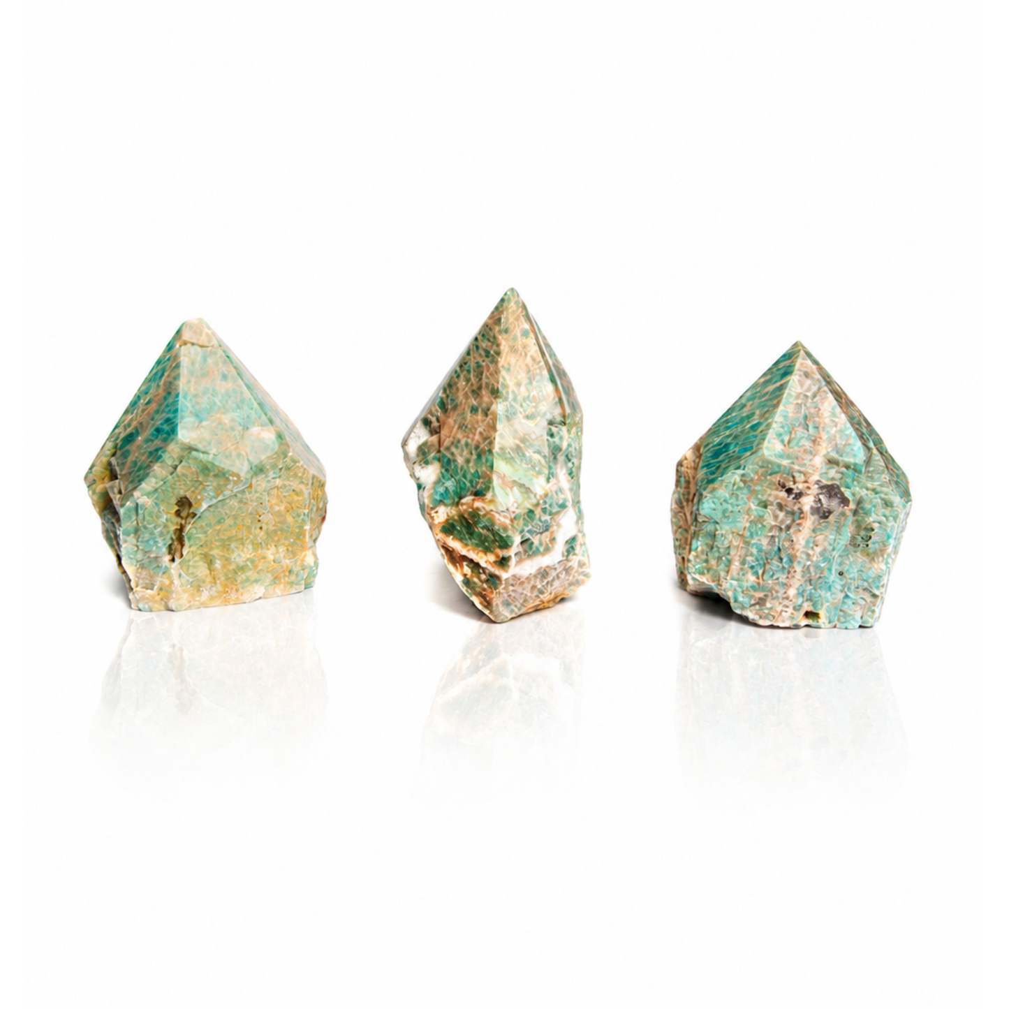 Amazonite Top Polished Points (by Kg)