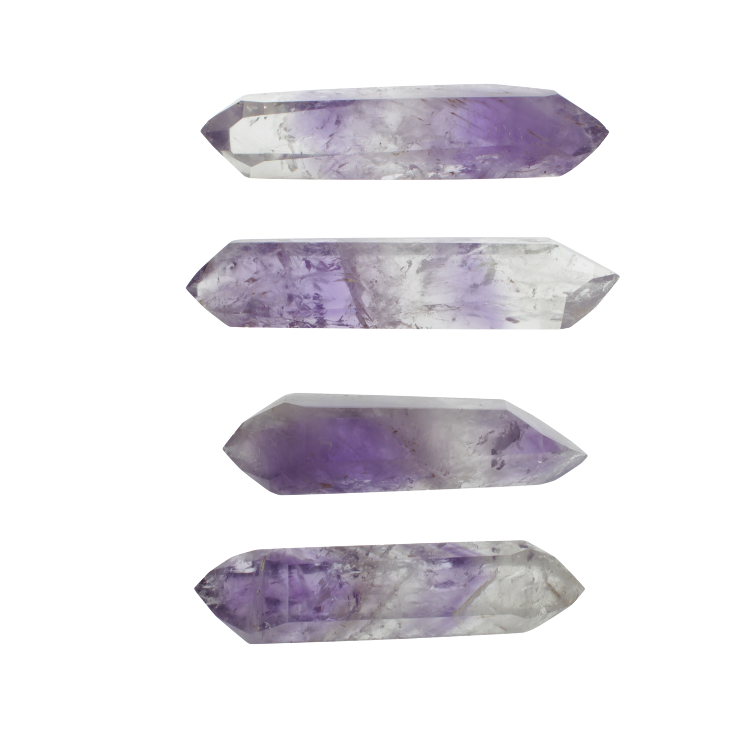 Amethyst Phantom Double Terminated Polished Points (0,69kg)