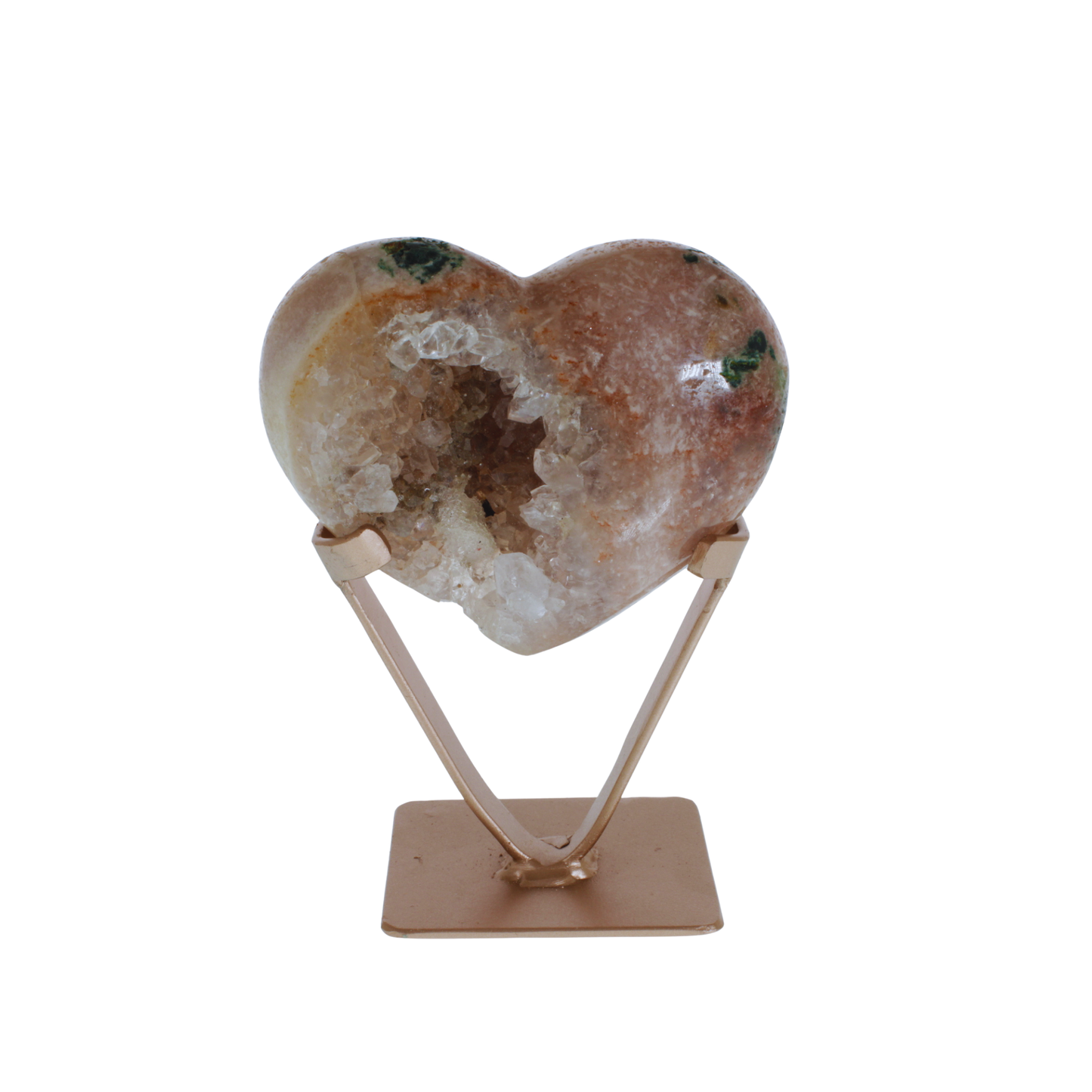 Pink Amethyst Heart On Stand (2,4kg)