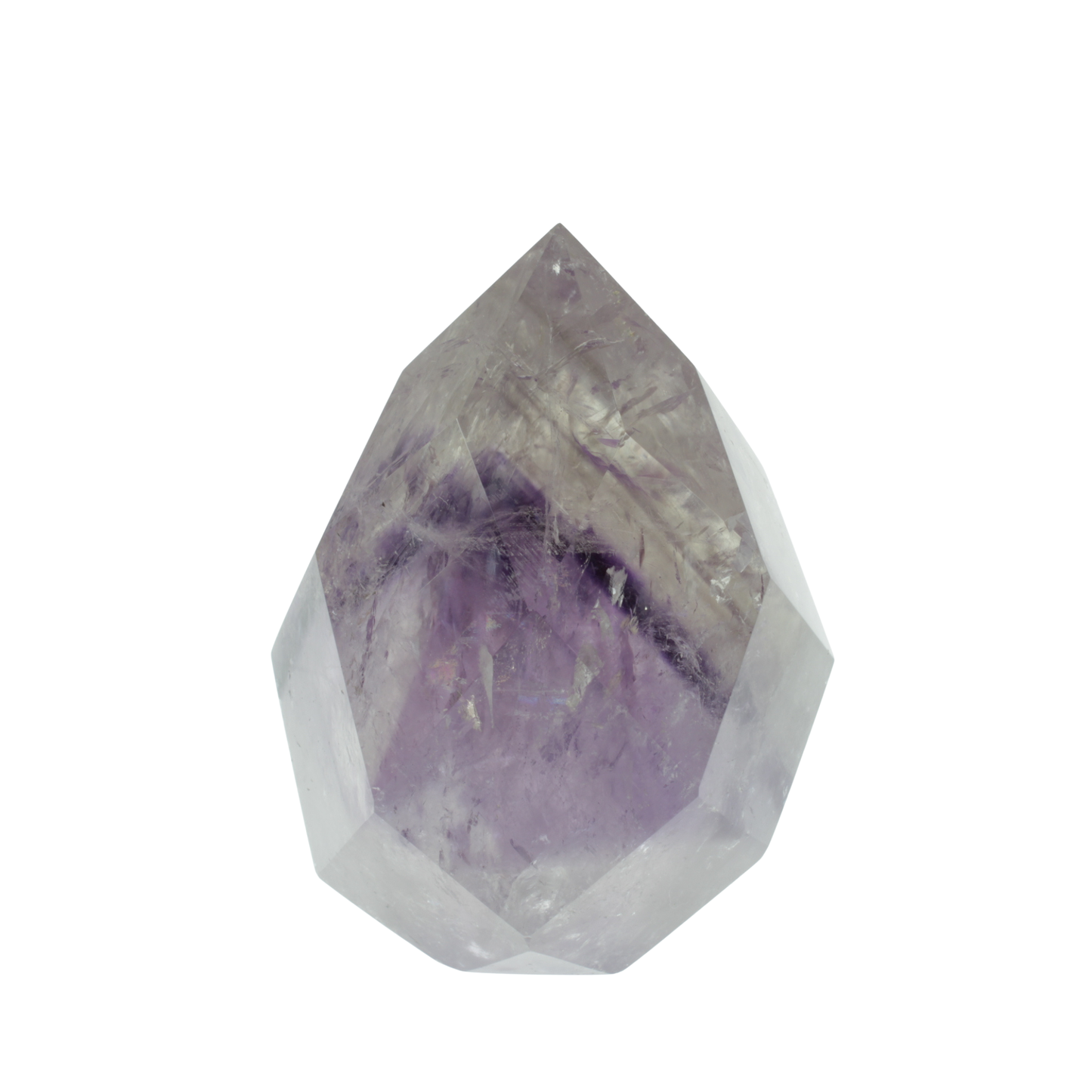 Amethyst Phantom Faceted Eggs (0.84kg)