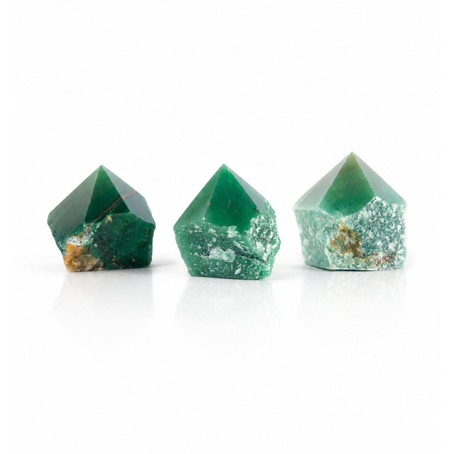 Green Quartz Top Polished Points (by Kg)