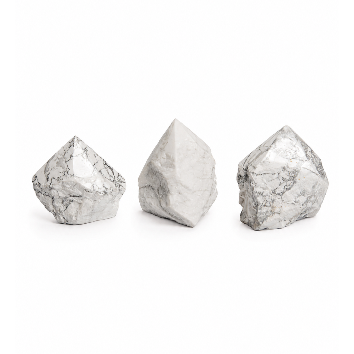 Howlite Top Polished Points (By Kg)
