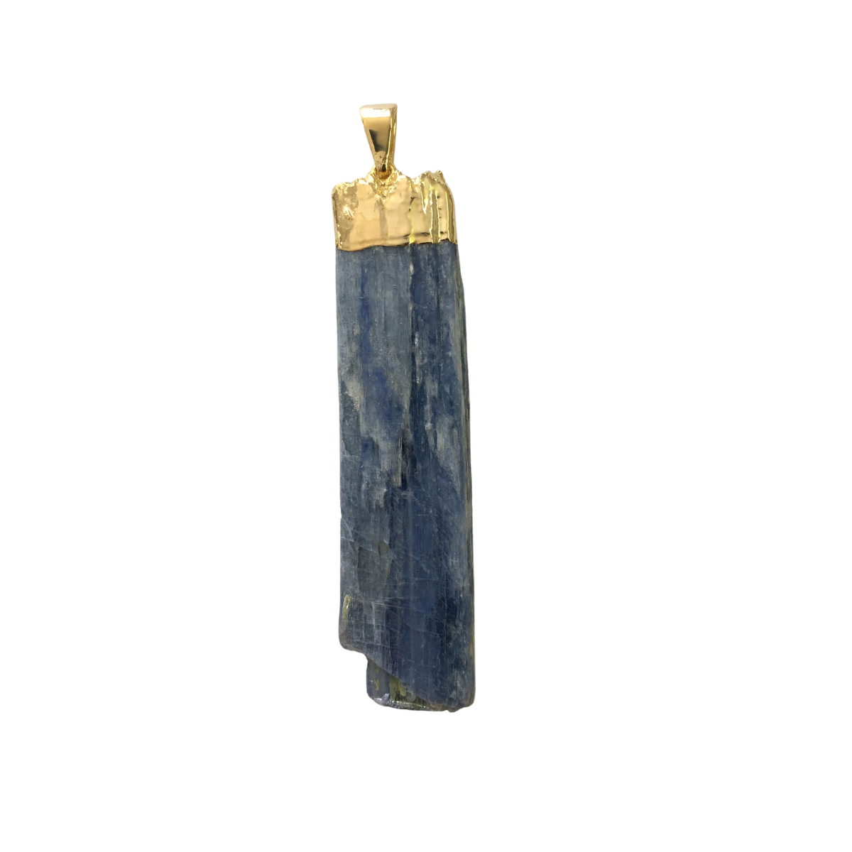 Blue Kyanite Top Plated Pendant