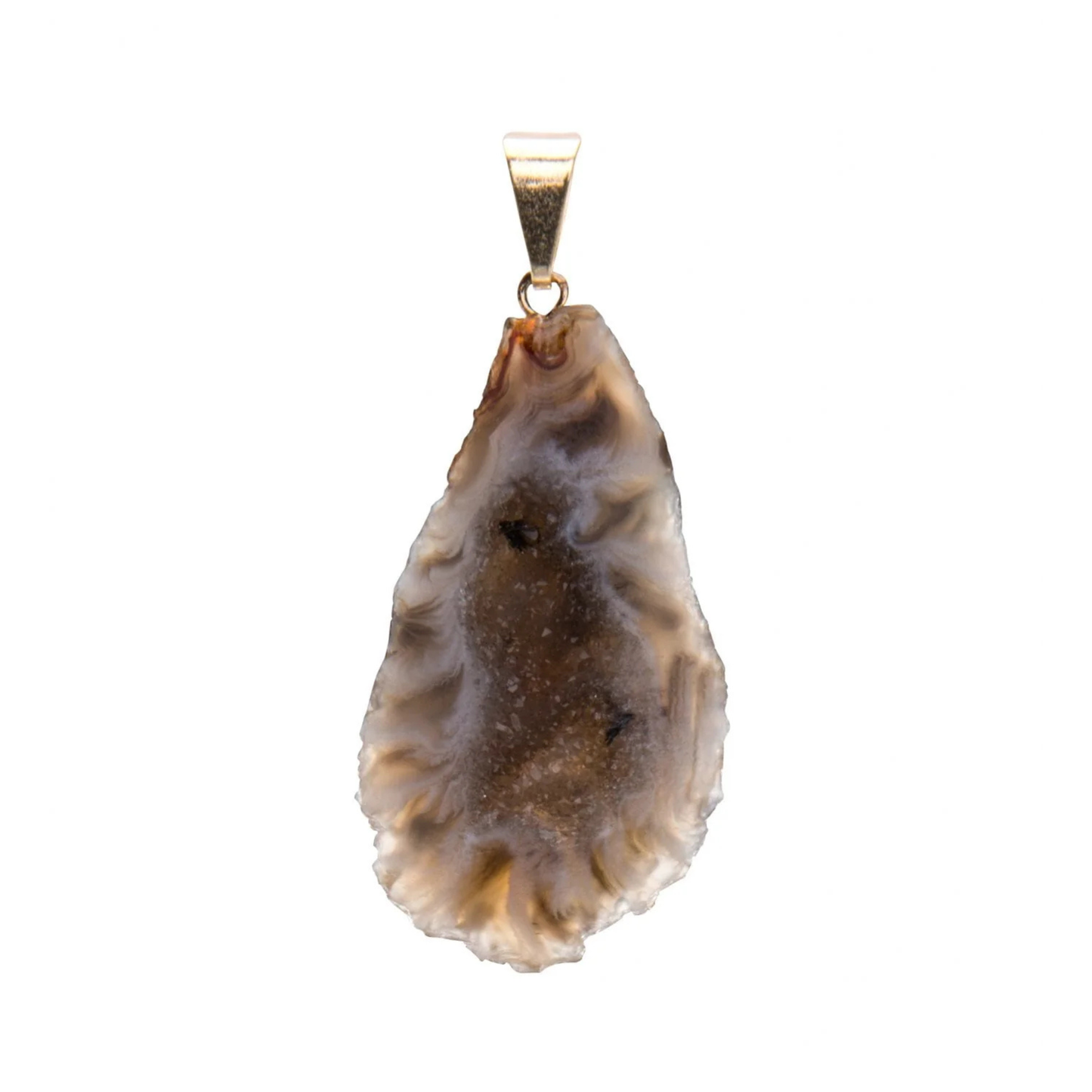 Agate Geode Pendant