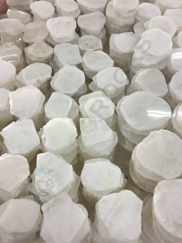 QUARTZ COASTERS SET OF 4 SLICES