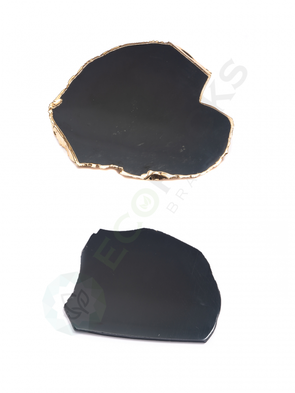 QUARTZ COASTERS SET OF 4 SLICES