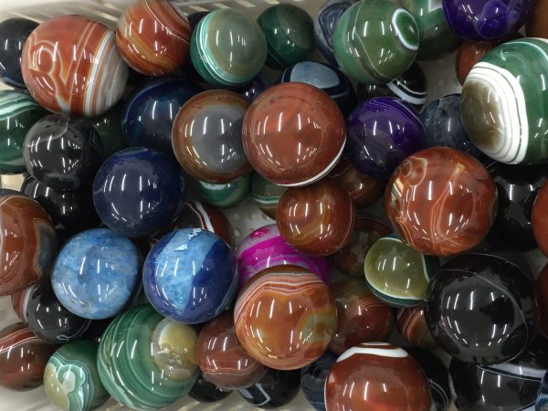 AGATE DRUZY SPHERES