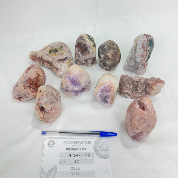 Pink Amethyst Polished Free Forms (7551) - 4.31kg