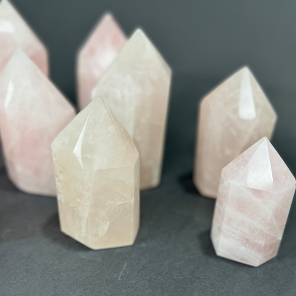 Rose Quartz Polished Points (8057) - 4.2kg