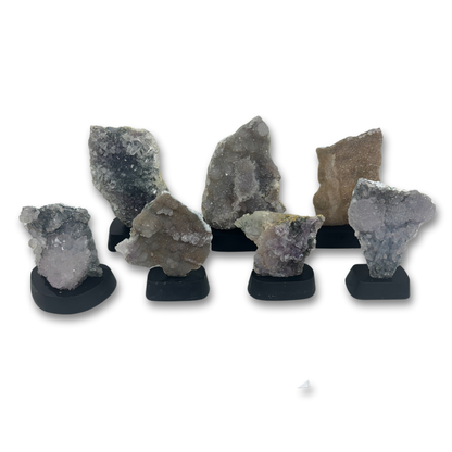 Amethyst Flower on Wooden Base (8084) - 2.13kg