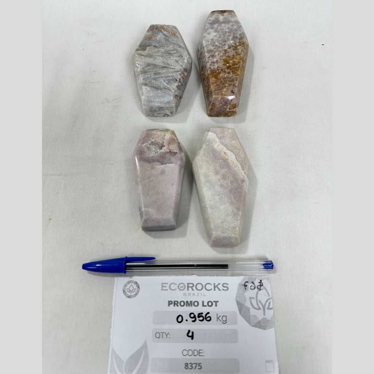 Pink Amethyst Coffins (8375) - 0.95kg