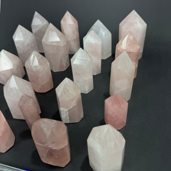 Rose Quartz Polished Points (7735) - 5.3kg