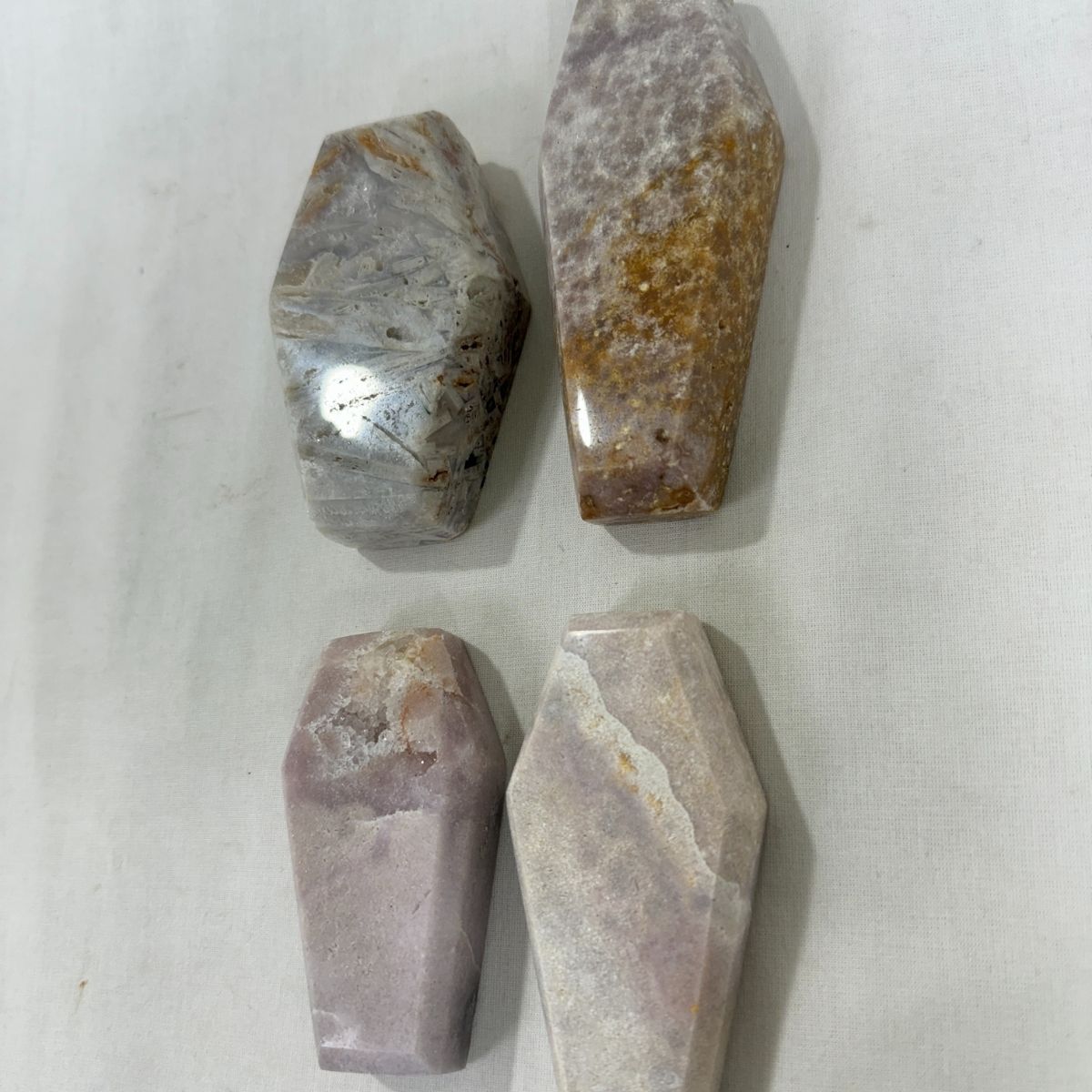 Pink Amethyst Coffins (8375) - 0.95kg