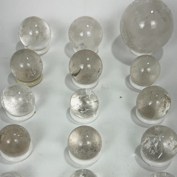 Clear Quartz Spheres (7695) - 3.01kg