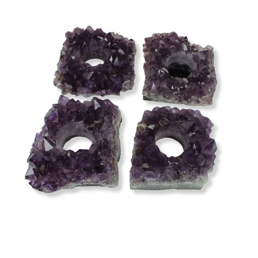 Amethyst Cluster Candle Holders (3.60kg)