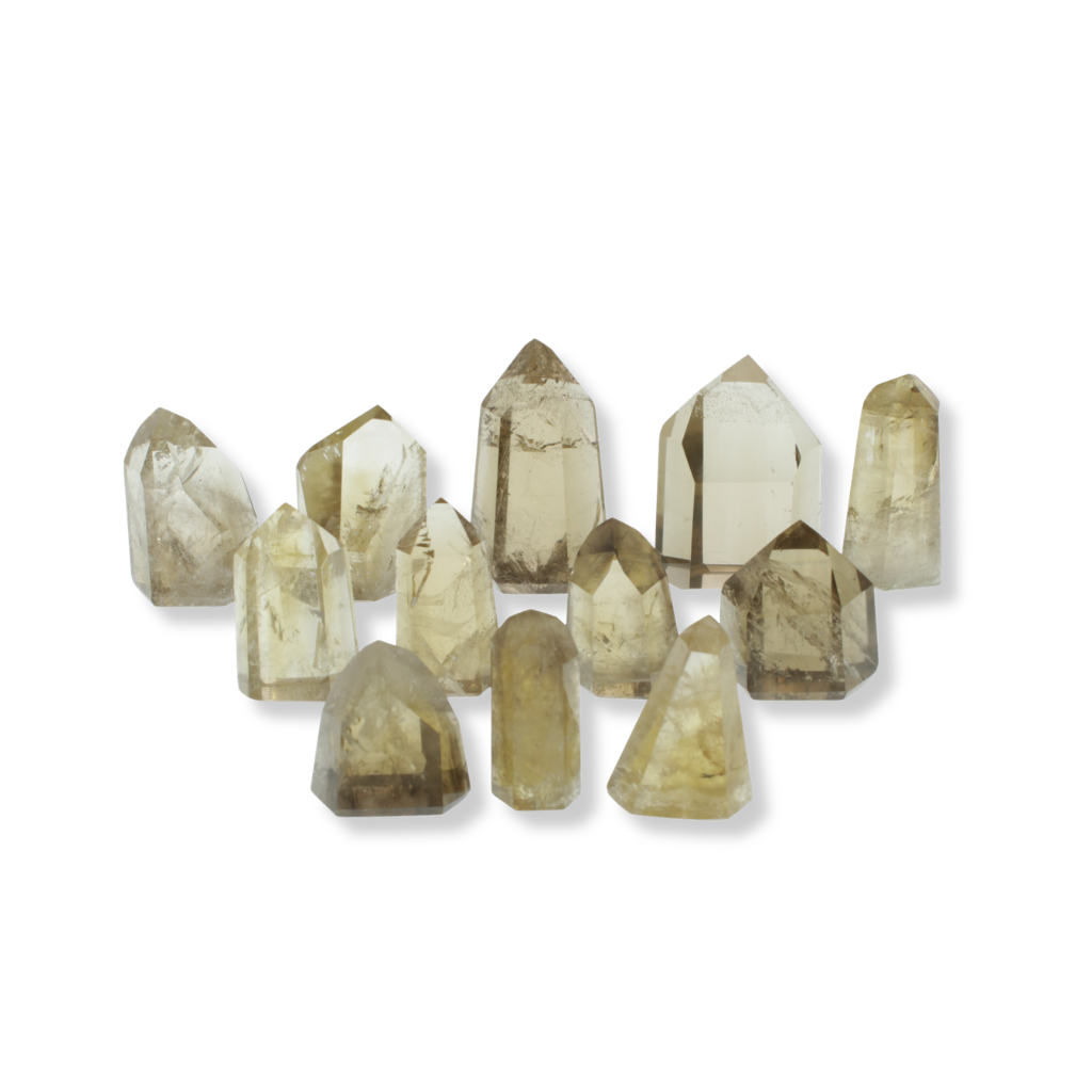 Mini Natural Citrine Polished Points (0.54kg)