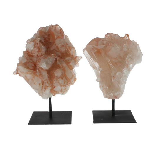 Pink Lithium Clusters on Stand (3kg)