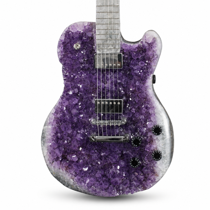 Amethyst Druzy Geode Guitar