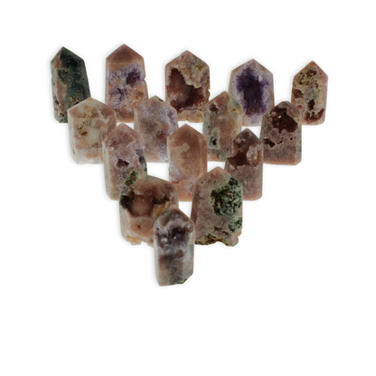 Mini Pink Amethyst Polished Points (1kg)