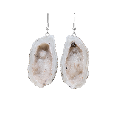 Agate Geode Earring