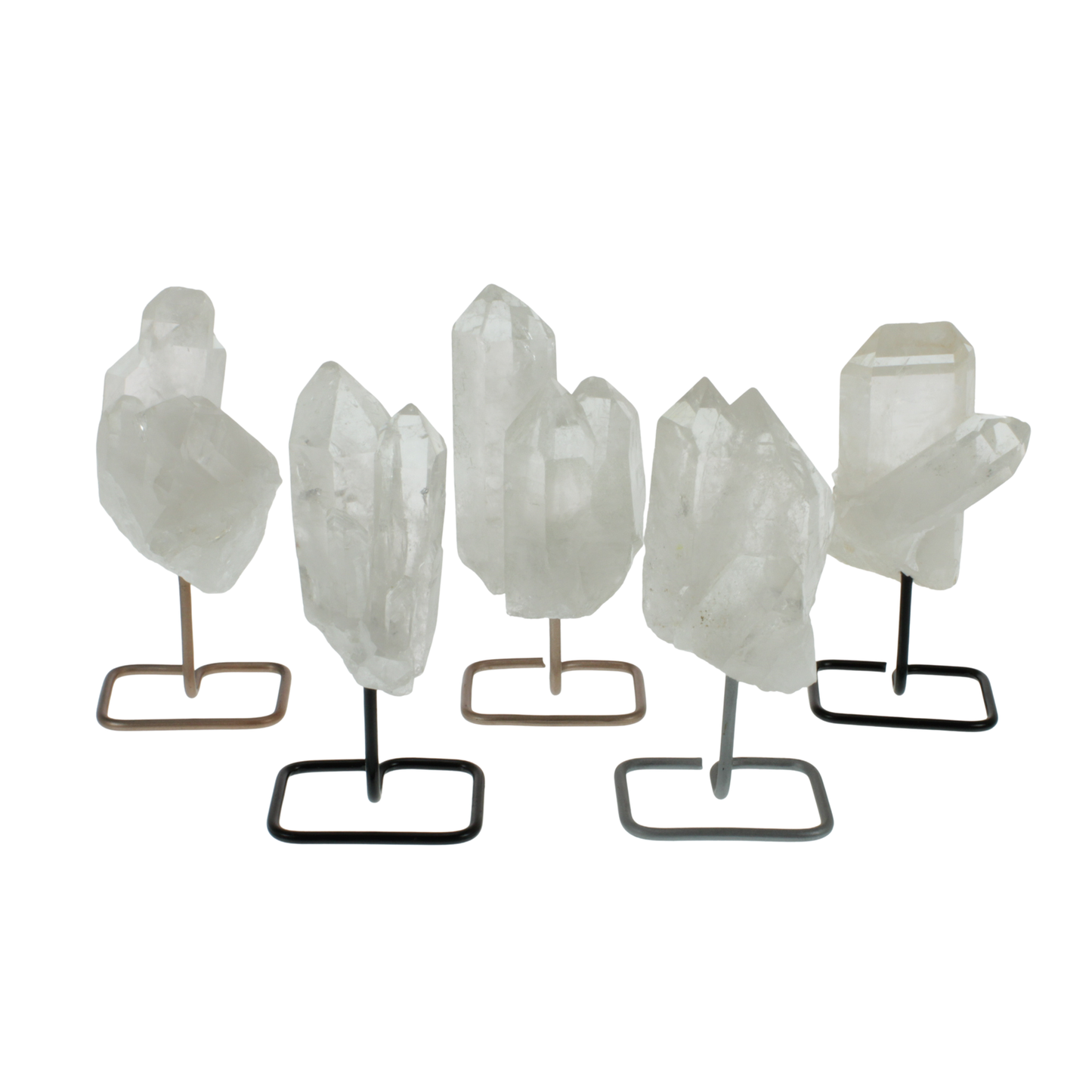 Clear Quartz Cluster on Stand