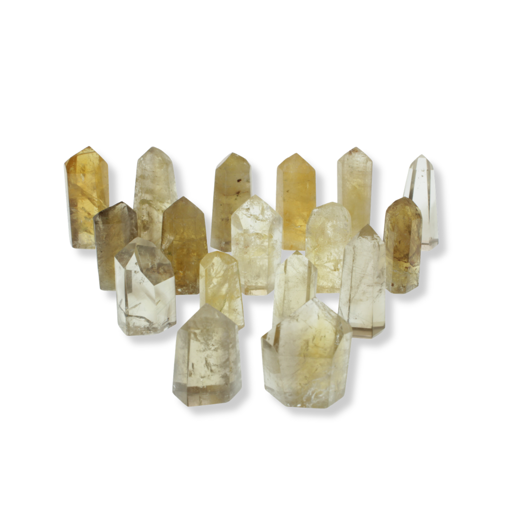 Natural Citrine Polished Points (0.43kg)