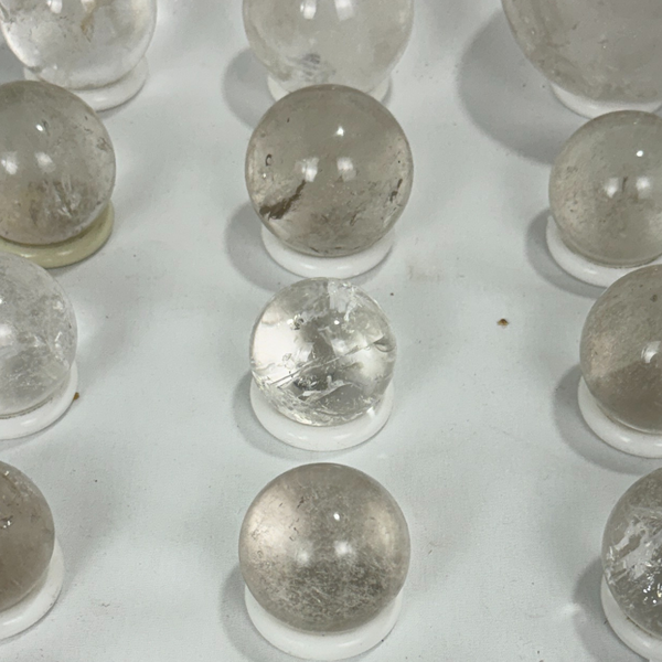 Clear Quartz Spheres (7695) - 3.01kg