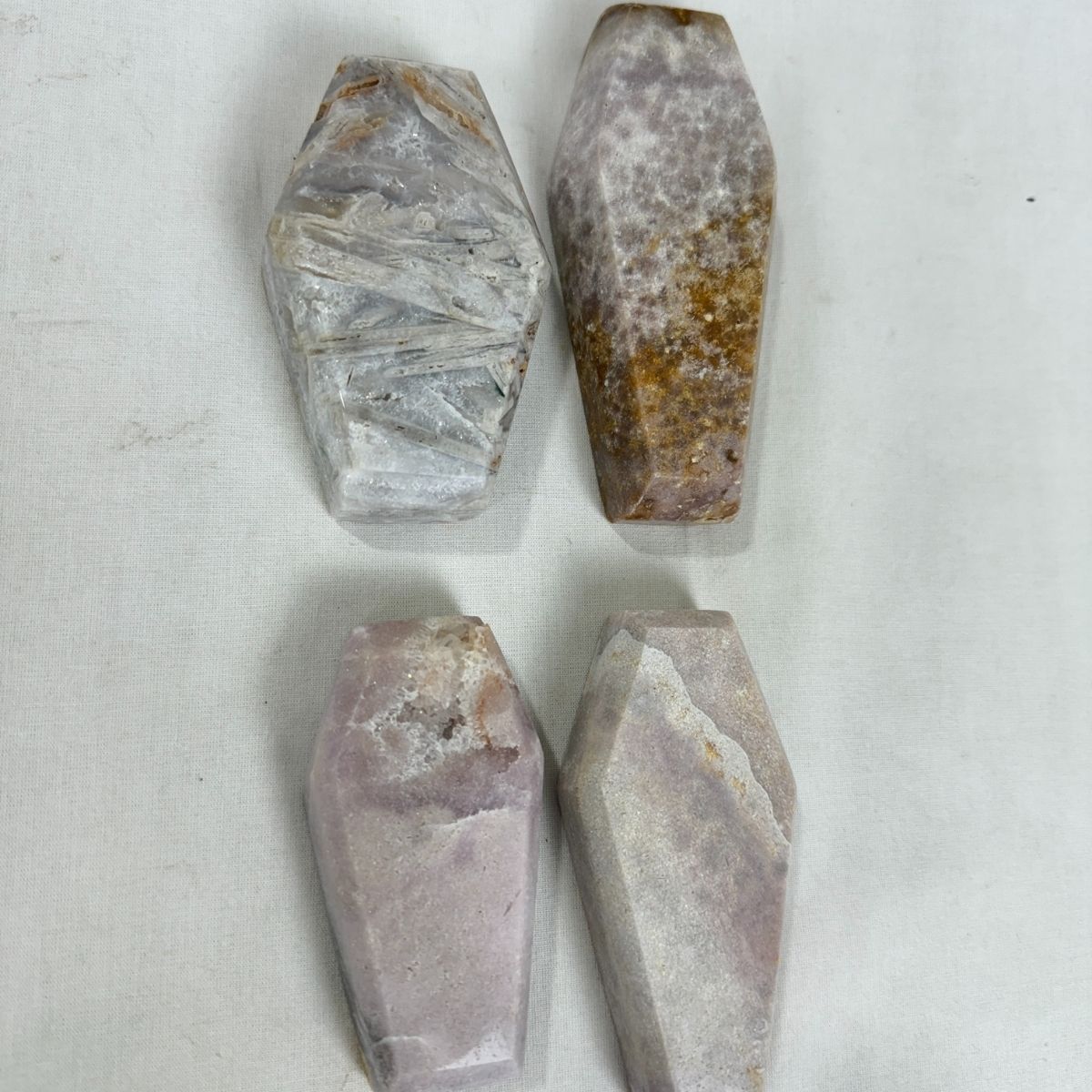 Pink Amethyst Coffins (8375) - 0.95kg