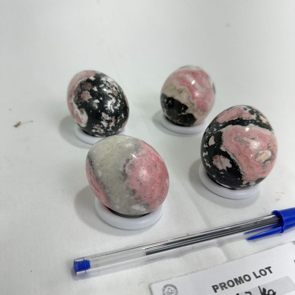 Rhodonite Eggs (7529) - 0,77 kg