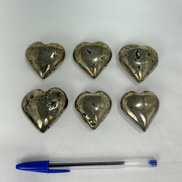 Pyrite Hearts (7574) - 1.3kg