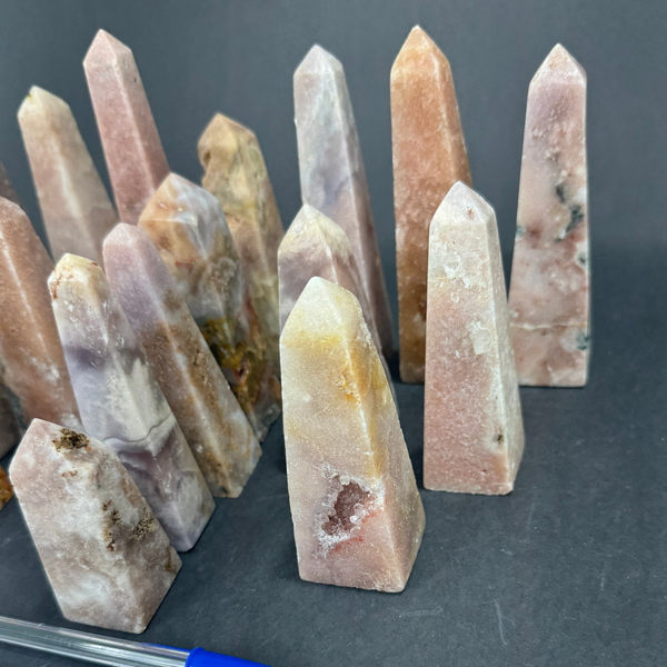 Pink Amethyst Obelisks (8016) - 2.7kg