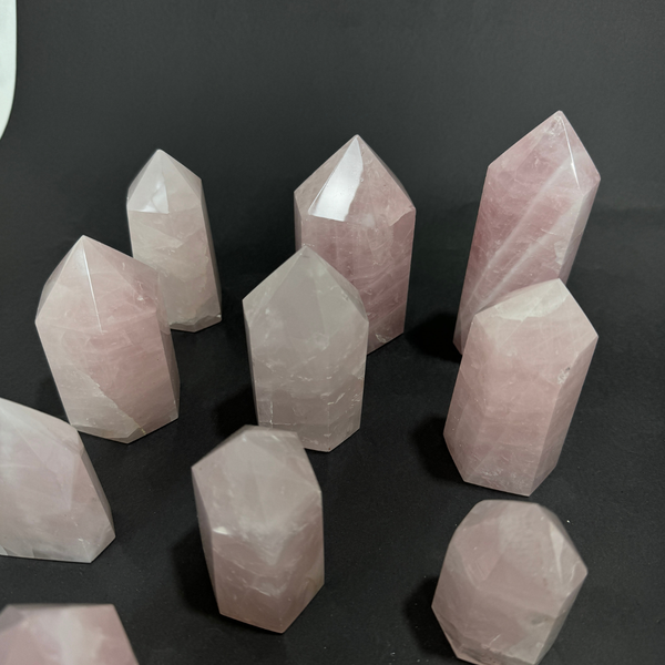 Rose Quartz Polished Points (8008) - 2.7kg