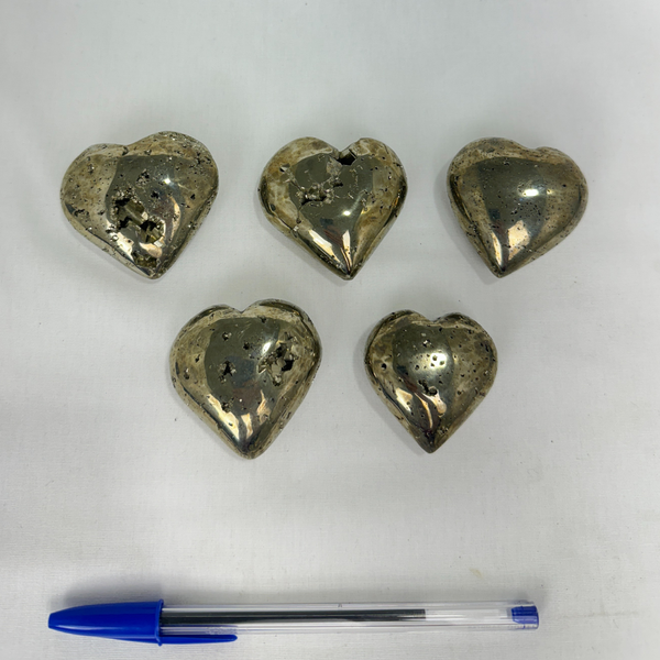 Pyrite Hearts (7574) - 1.3kg